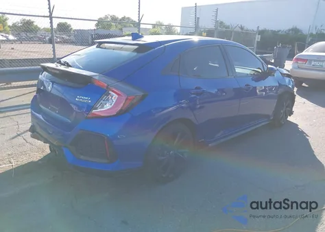 2017 Honda Civic Sport Touring from USA, damaged, VIN SHHFK7H99HU421551
